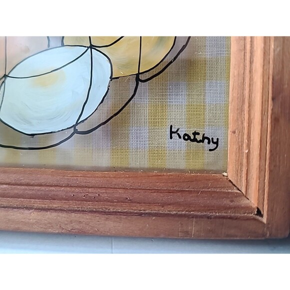 Vintage Framed Glass Fresh Eggs Wall Art - Picture 5 of 10